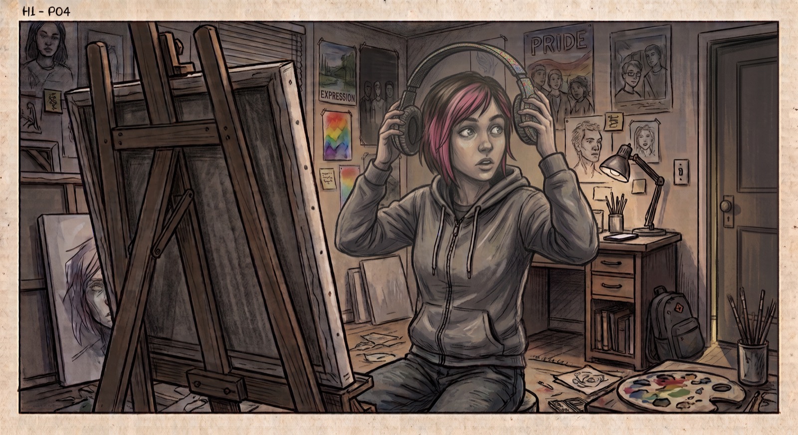 Storyboard histoire 3, plan 04