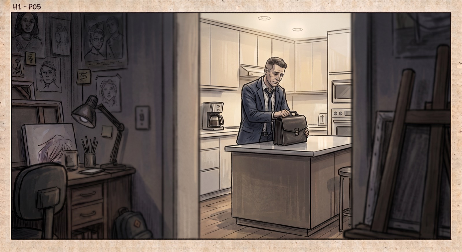Storyboard histoire 3, plan 05