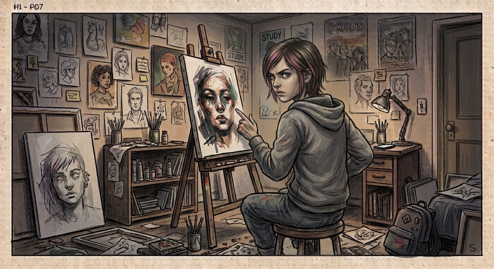 Storyboard histoire 3, plan 07