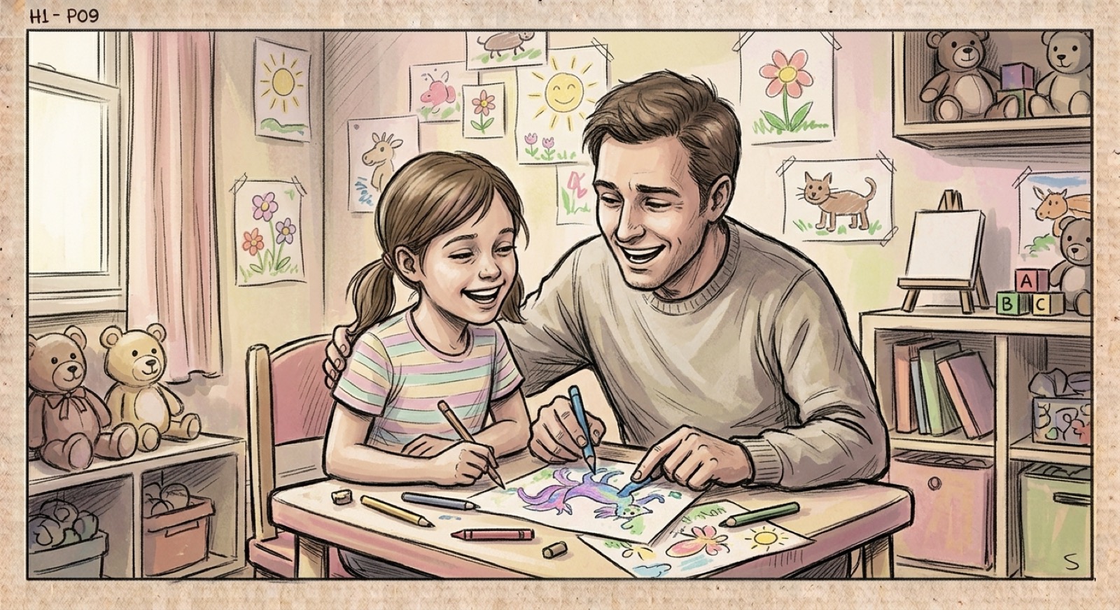 Storyboard histoire 3, plan 09