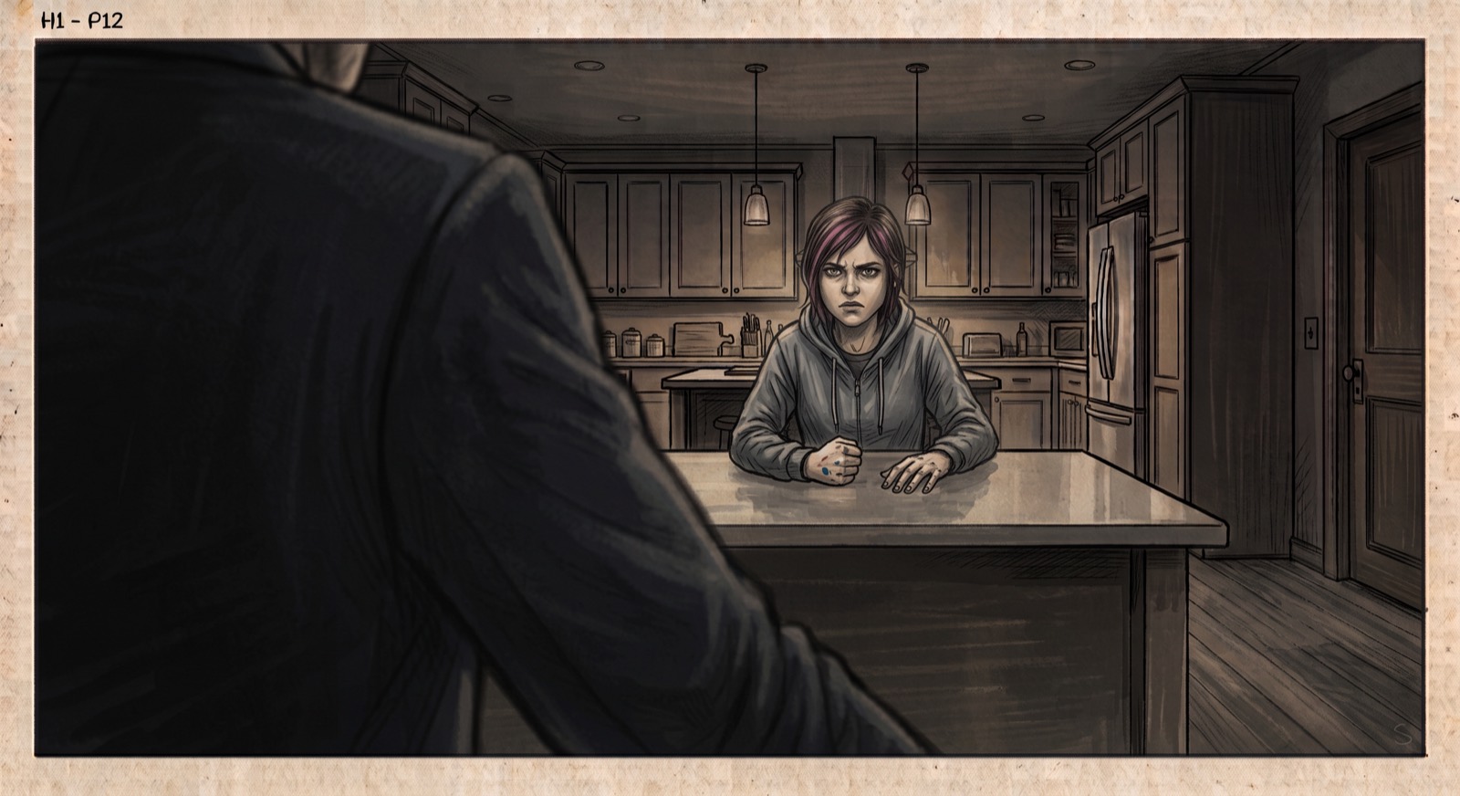 Storyboard histoire 3, plan 12